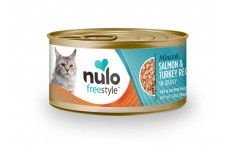Nulo Minced Salmon and Turkey Recipe Canned Cat Wet Food 24Ea/3 Oz, 24 Pk