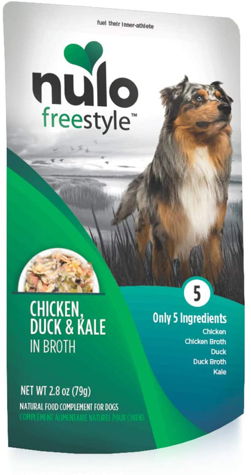 Nulo Chicken, Duck, & Kale in Broth Dog Food Toppers 2.8 oz