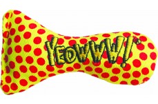 Yeowww! Stinkies Catnip Toy Yellow, Red 3 in 12 Pack Dots