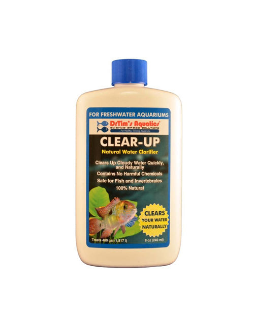 Dr. Tim's Aquatics Clear-UP Natural Water Clarifier for Freshwater Aquarium 8 fl. oz