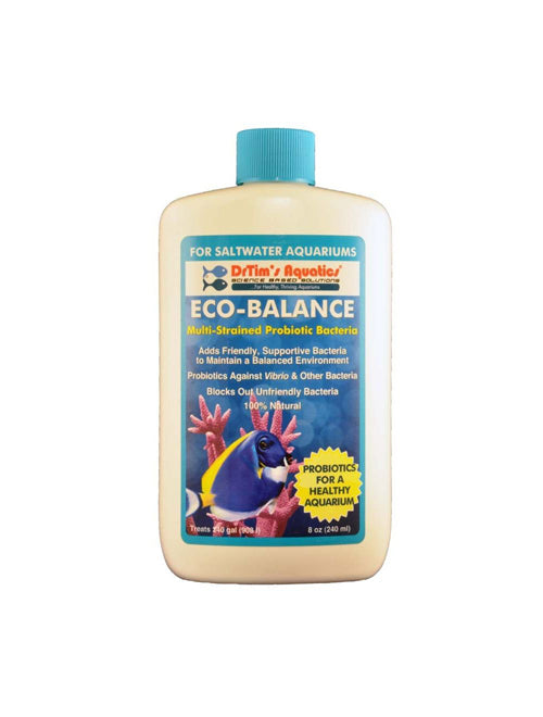 Dr. Tim's Aquatics Eco-Balance Probiotic Bacteria for Saltwater Aquarium 8 fl. oz