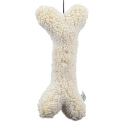 Hugglehounds Dog HuggleFleece 2' Bone with Invincible Squeaker