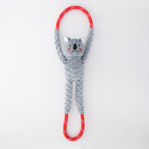 ZippyPaws RopeTugz Dog Toy Koala 1ea/LG