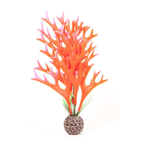 Aquatop Staghorn Aquarium Plant Pink, Red, 1ea/8 in