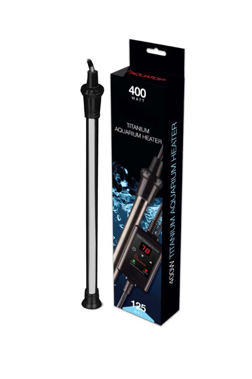 Aquatop Submersible Titanium Aquarium Heater & External Thermostat 400 Watt