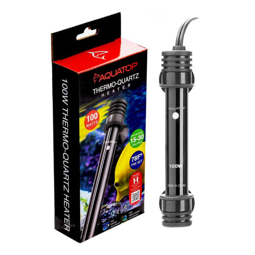 Aquatop ThermoQuartz Submersible Electronic Preset Aquarium Heater 1ea/100 W