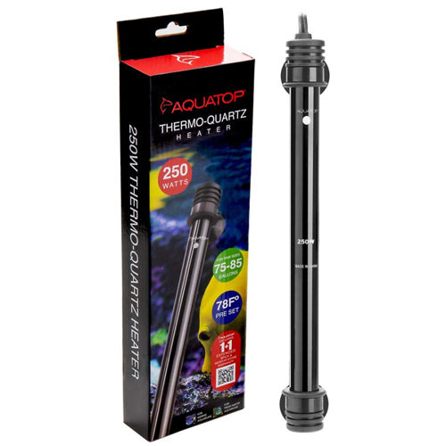 Aquatop ThermoQuartz Submersible Electronic Preset Aquarium Heater 1ea/250 W