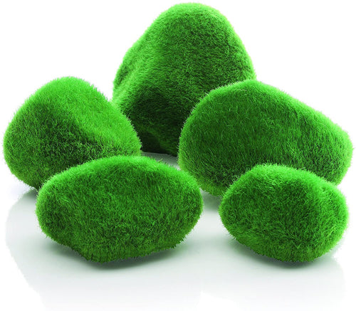 Biorb Moss Pebbles Aquarium Ornament Green 1Ea