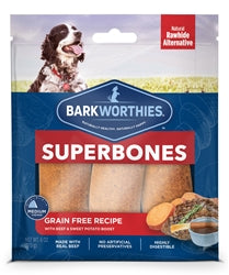 Barkworthies Superbone Grain Free Bacon Cheese Sweet Potato (3 Count)