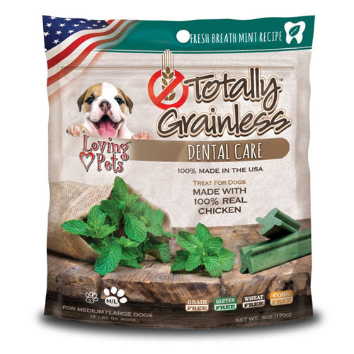 Loving Pets Dental Care Fresh Breath Mint Recipe 6 oz Large