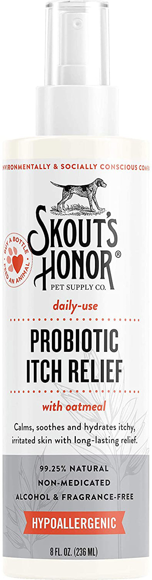 Skouts Honor Dog Probiotic Anti Itch Relief 8Oz