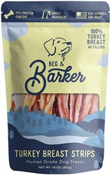 Beg & Barker Dog Strips Turkey Breast 1Oz 12Pk