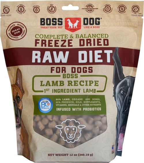 Boss Dog D Fzd 12oz/4 Lamb