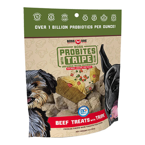 Boss Dog Probites 3oz/6 Beef W/Tripe