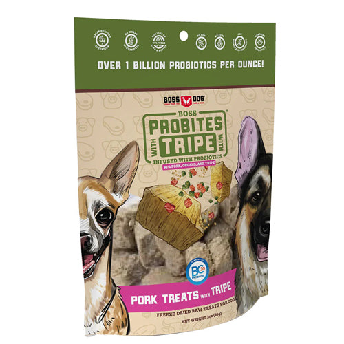Boss Dog Probites 3oz/6 Pork W/Tripe