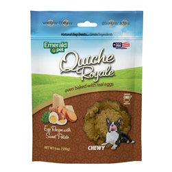 Emerald Pet Quiche Royale Chewy Dog Treat Sweet Potato, 1ea/6 oz