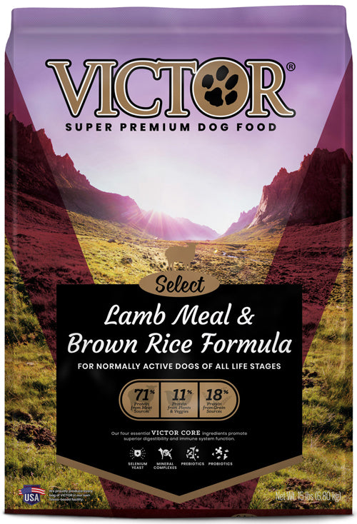 Victor Super Premium Dog Food Lamb Meal & Brown Rice 15 lb