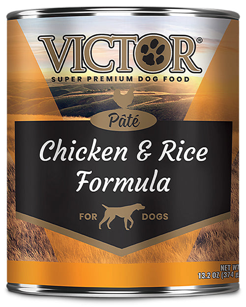 Victor Super Premium Dog Food Chicken & Rice Pate-Canine Dog Food 13.2 oz