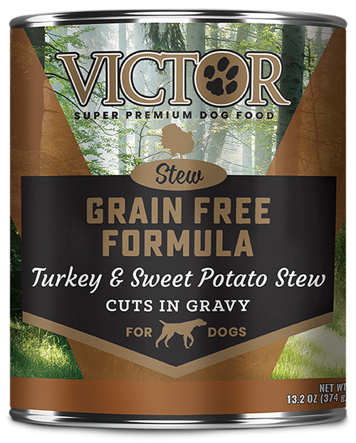 Victor Super Premium Dog Food Grain Free Turkey & Sweet Potato-Canine Dog Food 13.2 oz