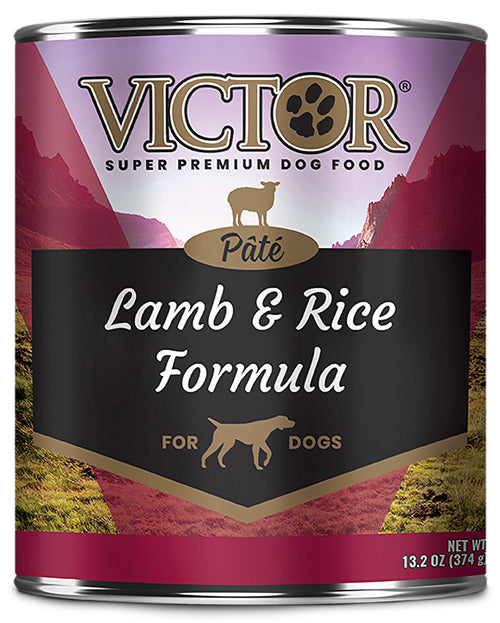 Victor Super Premium Dog Food Lamb and Rice Pate-Canine Dog Food 12Ea/13.2 Oz