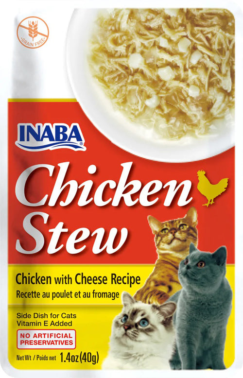 Inaba Cat Stew Chicken Cheese 6Ct/1.04Oz