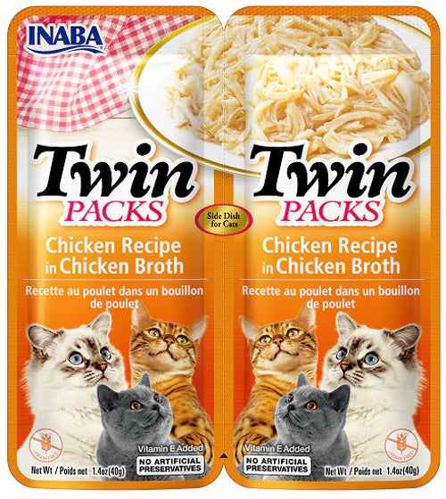 Inaba Cat Twin Pk Chicken In Chkn Broth 6Ct/2.08Oz