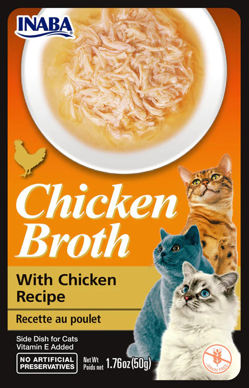 Inaba Cat Broth Chicken 6Ct/1.76Oz