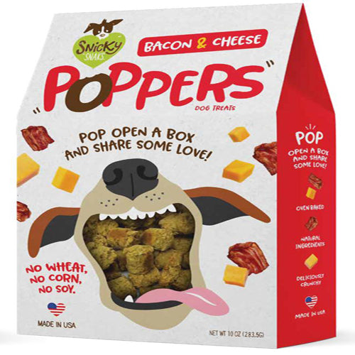 Etta Says! Snicky Snacks Dog Poppers Bacon Cheeze 10 Oz