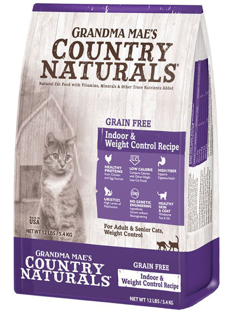 Grandma Mae's Country Naturals Cat Duck Meal Recipe for Cats & Kittens 12lbs.