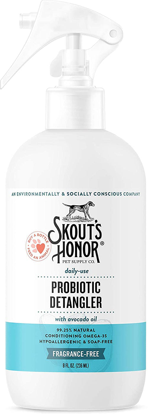 Skouts Honor Dog Detangler Unscented 8Oz