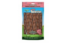 Emerald Pet Piggy Twizzies Dog Treat 6Pk/9In
