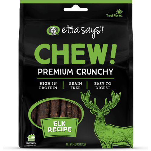 Etta Says Chew! Premium Crunchy Elk Chew, Wt 4.5Oz