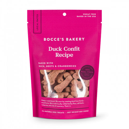 Bocces Bakery Dog Biscuit Duck Confet 8Oz