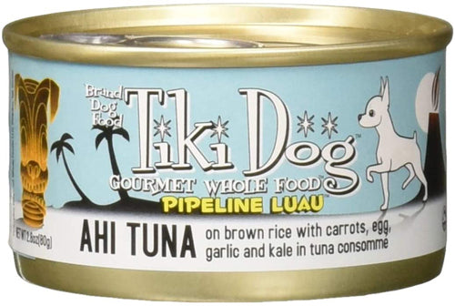 Tiki Pets Dog Pipeline Ahi Tuna 2.8Oz (Case Of 12)