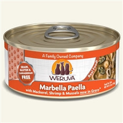 Marbella Paella with Mackerel, Shrimp & Mussels in Gravy (5.5 oz Can)