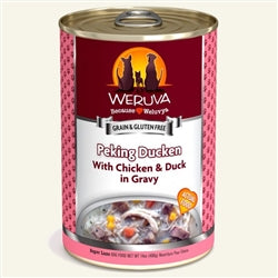 Weruva Dog Peking Ducken with Chicken & Duck in Gravy 14oz. Case Of 12