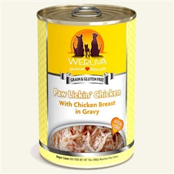 Weruva Dog Paw Lickin? Chicken with Chicken Breast in Gravy 14oz. Case Of 12