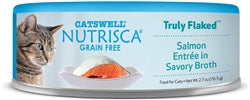 Nutrisca Cat Flaked Salmon Savory Broth 2.7 Oz. (Case Of 24)