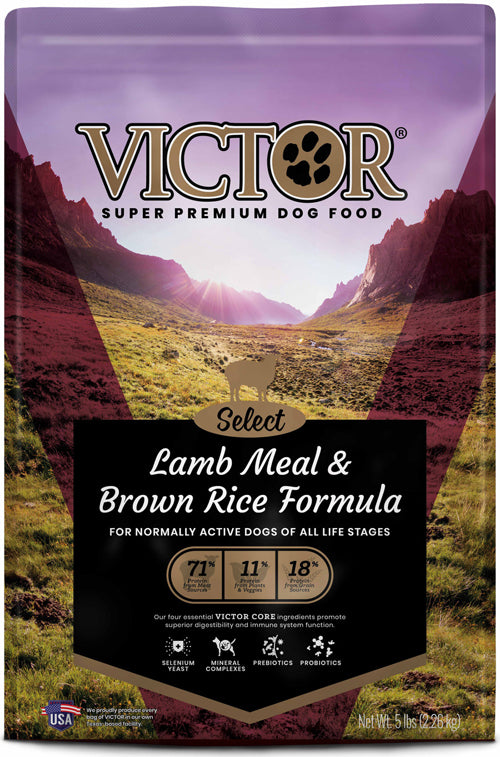 Victor Super Premium Dog Food Lamb Meal & Brown Rice 5 lb