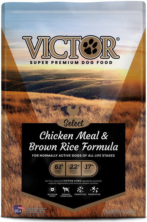 Victor Super Premium Dog Food Chicken Meal & Brown Rice 5 lb