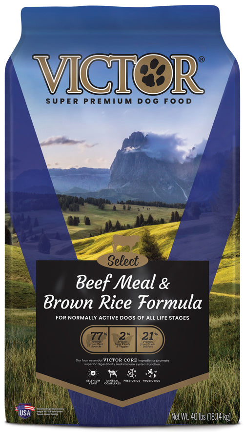 Victor Super Premium Dog Food Beef Meal & Brown Rice 40 lb