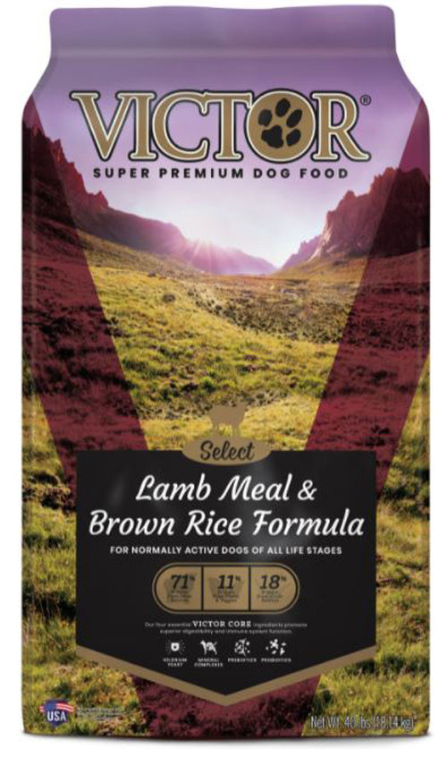 Victor Super Premium Dog Food Lamb Meal & Brown Rice 40 lb