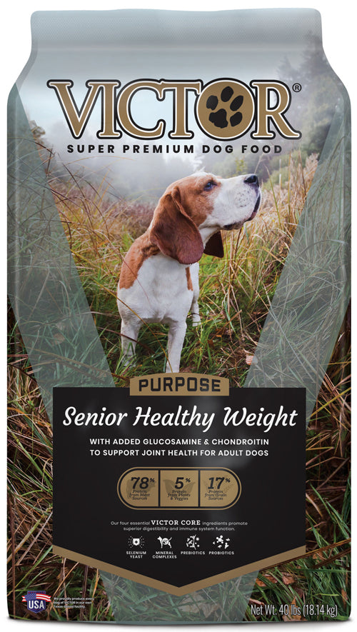 Victor Super Premium Dog Food Senior/Healthy Weight 40 lb