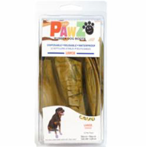Pawz Dog Boots Camo- Large