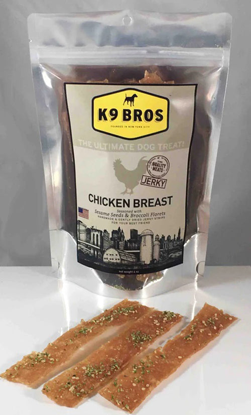 K9 Bros Chicken Breast Jerky 4oz