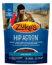 Zukes Dog Hip Action Beef 6Oz