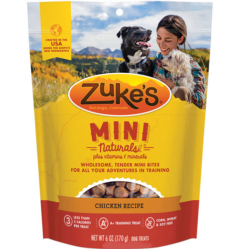 Zukes Dog Mini Natural Chicken 6Oz