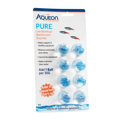 Aqueon Pure Bacteria Supplement 8 Pack 30 Gallon