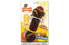 Nylabone Flavor Frenzy Strong Chew Toy Dog Toy Bacon  Cheeseburger, 1ea/Medium/Wolf 1 ct