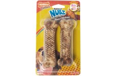 Nylabone Natural Nubz Chicken Dog Treats 2 count, 1ea/Large  30 Ibs.